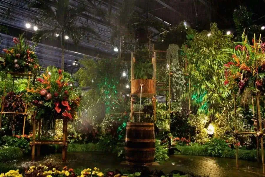 2018 philadelphia flower show phs rainfall pa usa