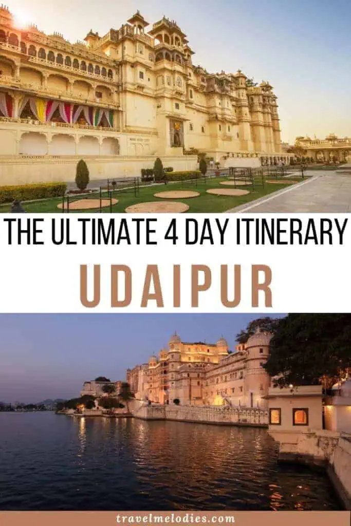 4 days in udaipur itinerary