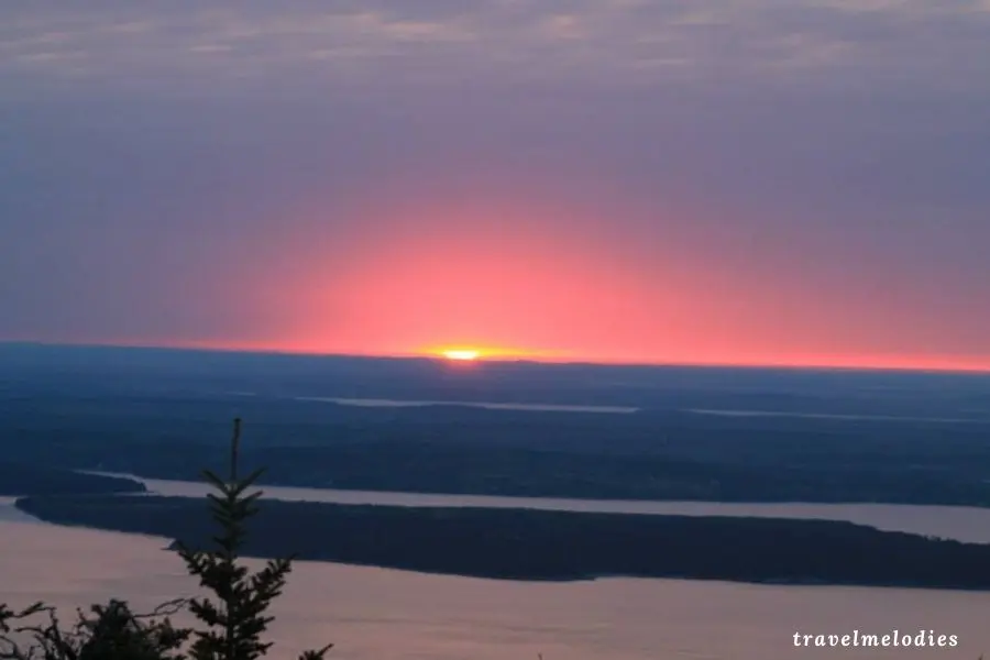 Sunrise from Cadillac mountain