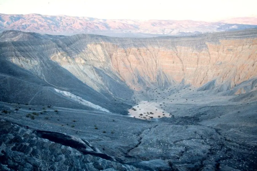 Death Valley california ubehebe crater