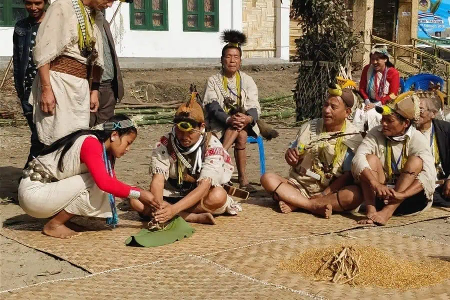 Grain Analsis Ritual Nyokum Yullo Festival of Nyishi Tribe