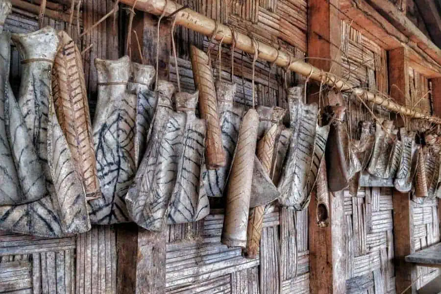 Nyokum Yullo Festival of Nyishi Tribe Longhouse Mithun bonesdisplay