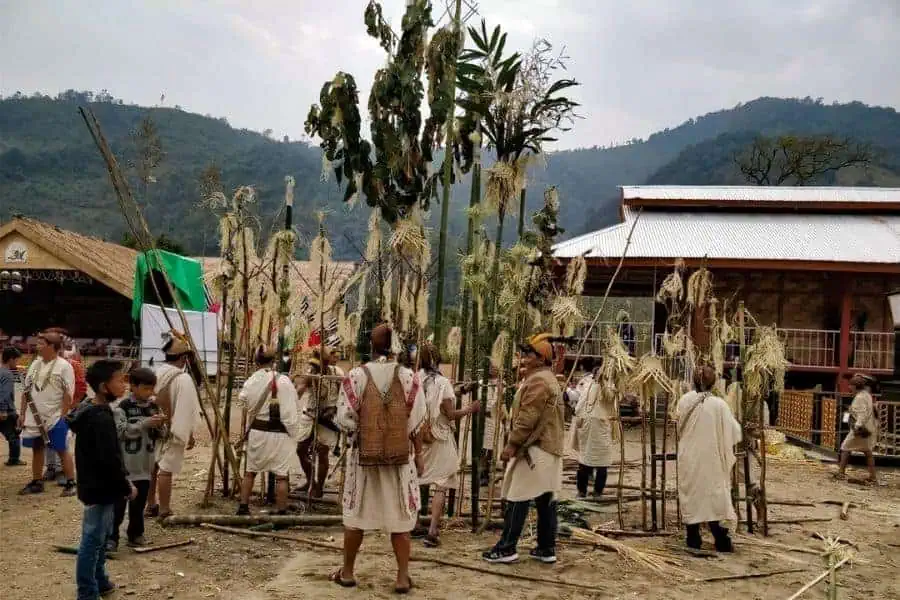 Nyokum Yullo Festival of Nyishi Tribe Yugang Nyokum alter
