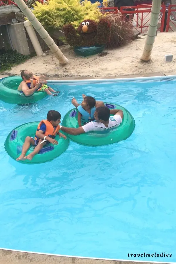 Sesame place waterpark river