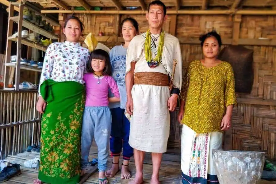 Priest's Family during Nyokum Yullo Festival of Nyishi Tribe