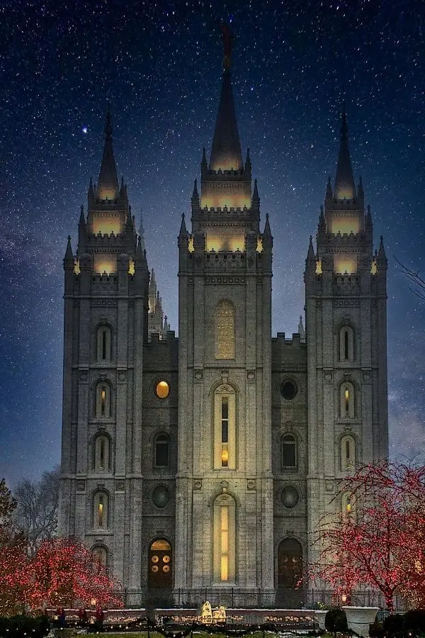 Christmas Lights at Temple Square, Salt Lake City, Utah