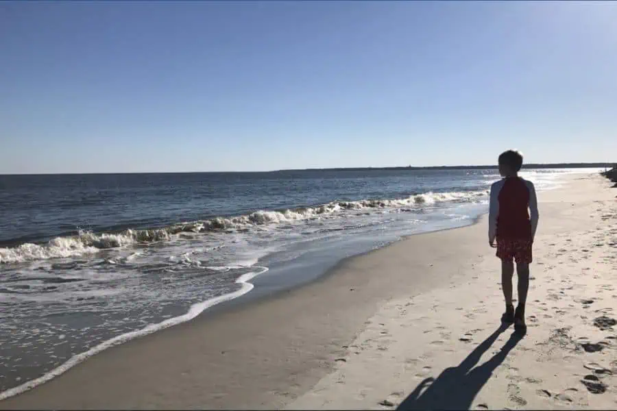 St Simons Island beach Georgia USA east coast beach Faraway Notes
