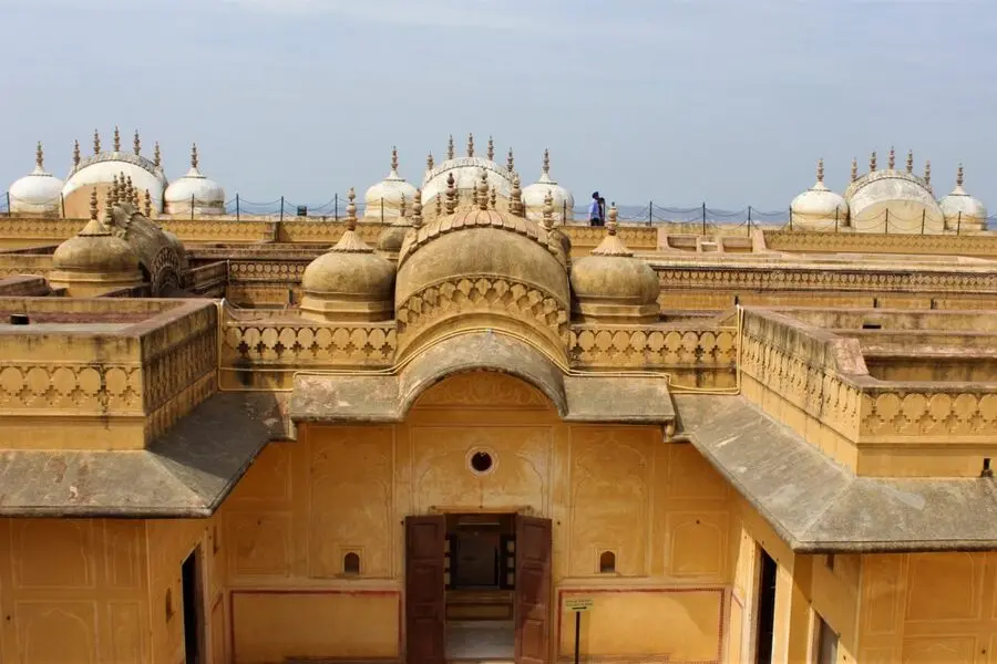 Beautiful terrace of Madhvendra Palace at Nahargarh Fort in Jaipur best places to visit in jaipur