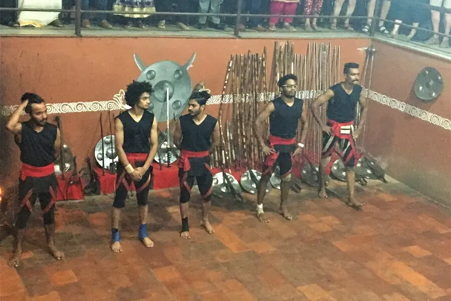 Thekkady-kalaripayattu-team
