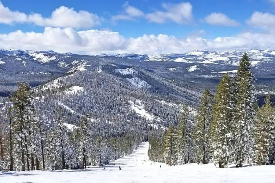 Winter destination in USA Lake Tahoe 
