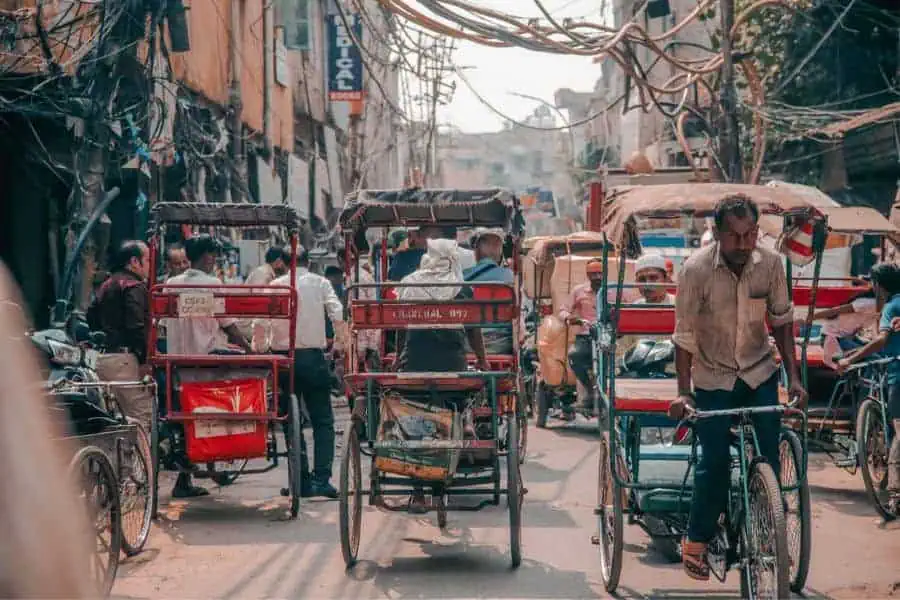 a rickshaw ride through history and culture india