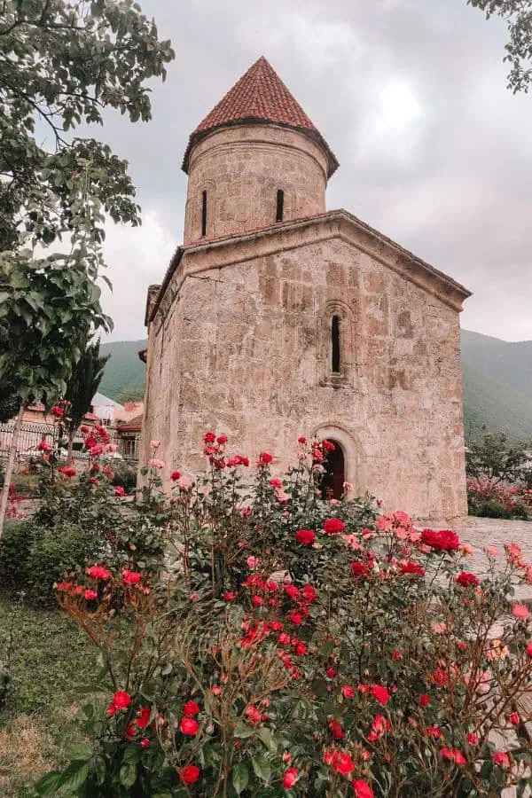 albanian church of kish sheki azerbaijan