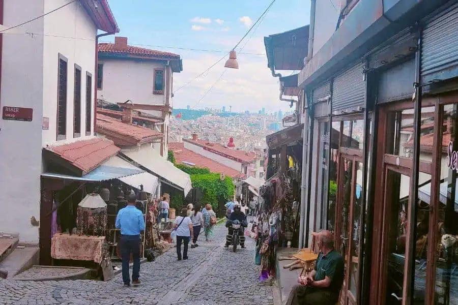 ankara old town market