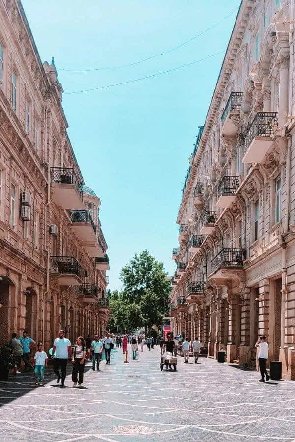 nizami street baku in 2 days itinerary