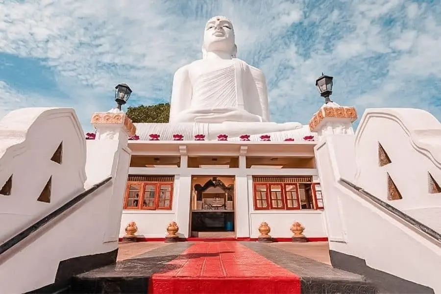 Bahirawakanda Vihara Buddha Statue Kandy Sri Lanka