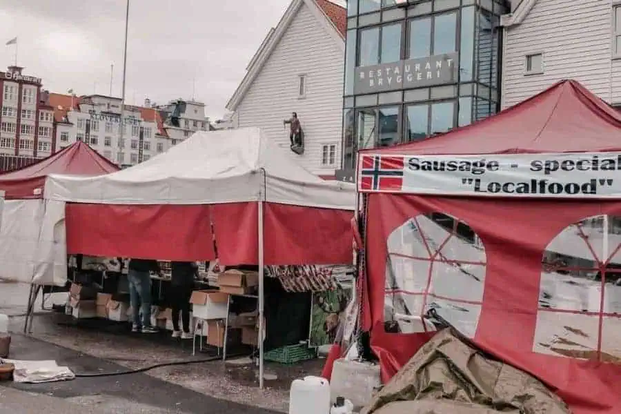 bergen fish market Fisketorget