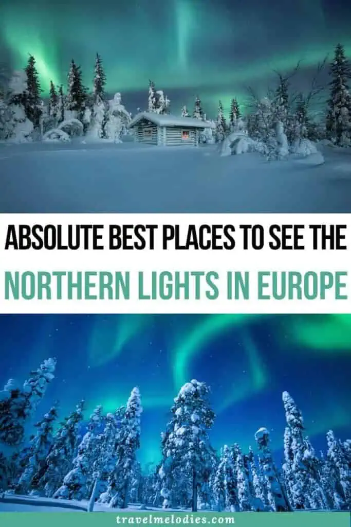 best places to see the northern lights in europe