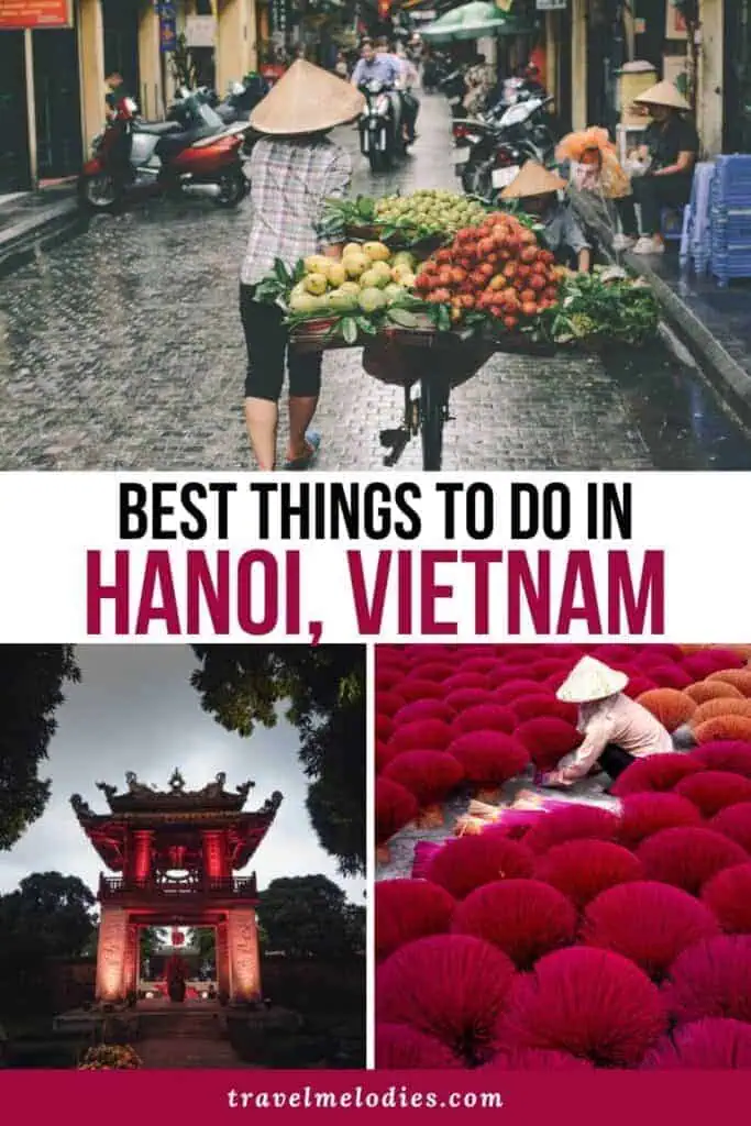 best things to do in hanoi vietnam