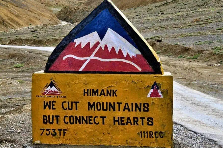 bro road signs road trip to leh ladakh from delhi