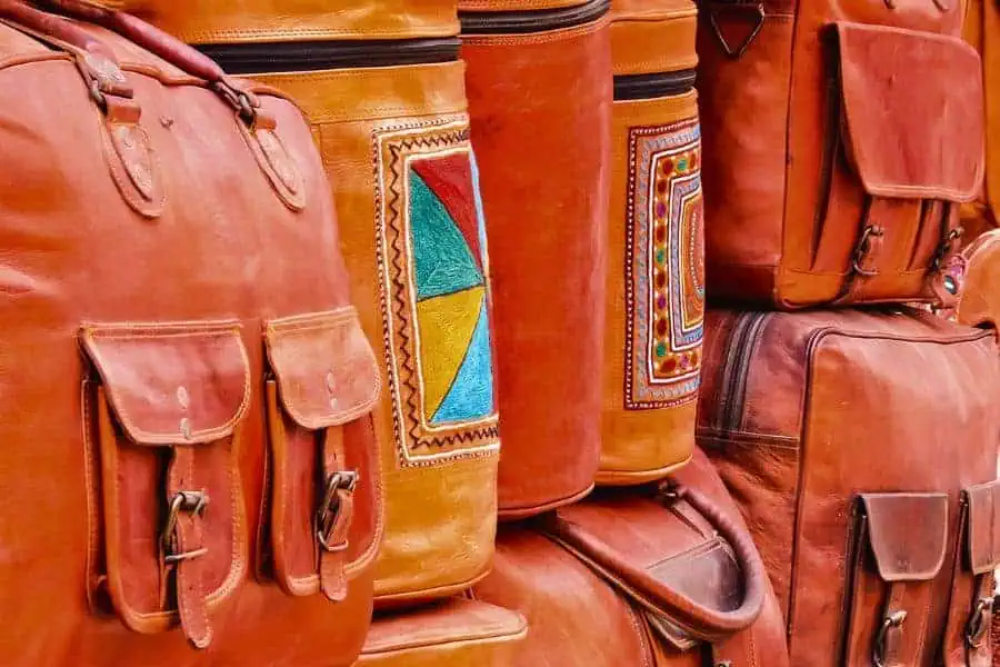 camel leather bags jaisalmer travel guide