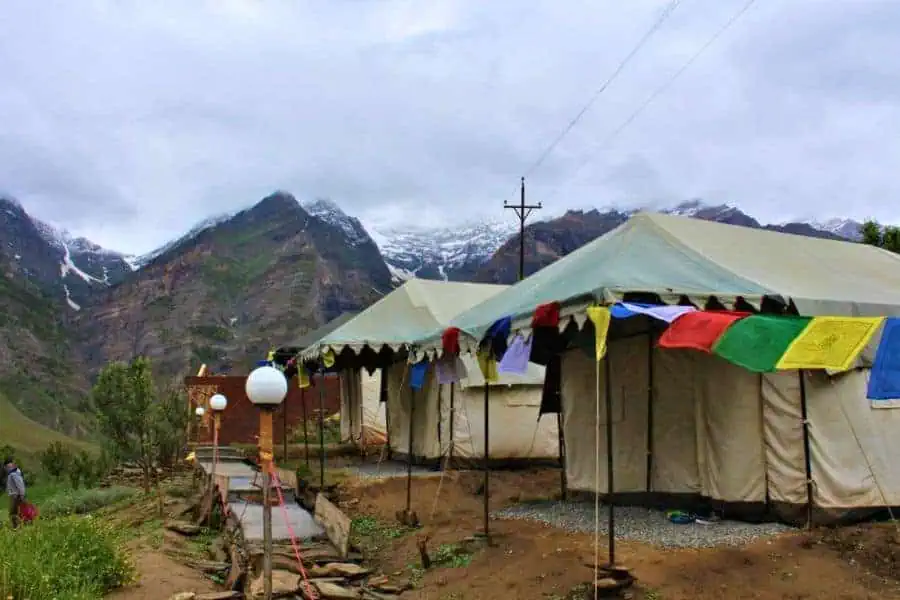 campsite tandi leh ladakh delhi
