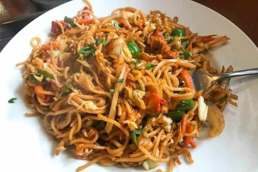 chowmein chinese indian street food