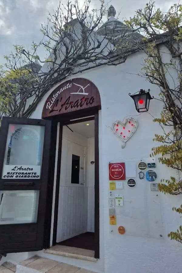 ristorante l'aratro di domenico laera alberobello puglia cultural things to do italy