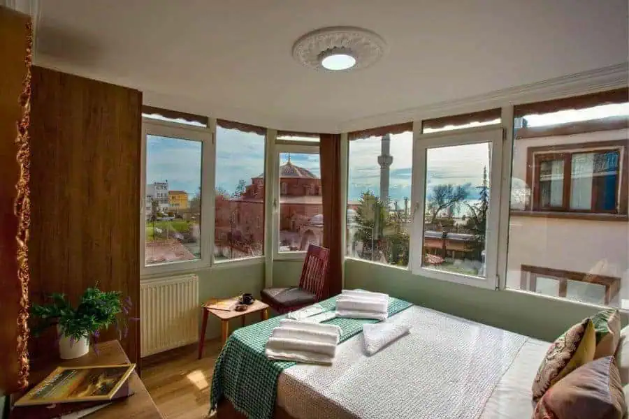 deluxe double room with sea view sofia corner hotel istanbul