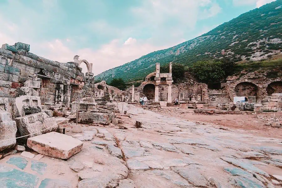 domitian square ephesus turkey