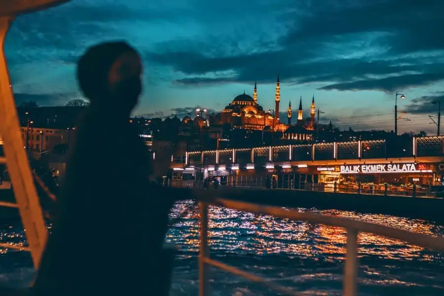 evening bosphorus cruise istanbul turkey turkiye