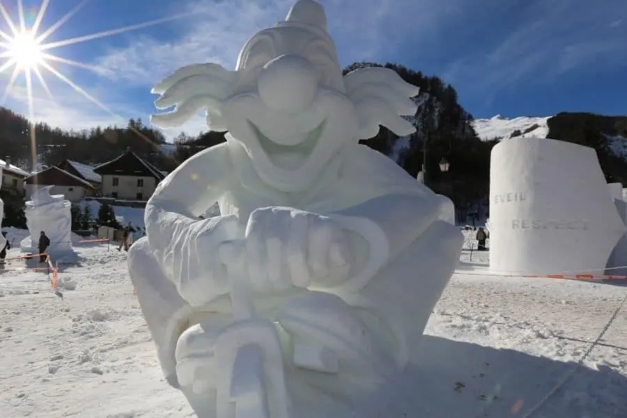 france valloire Ice sculpture competition ice festivals