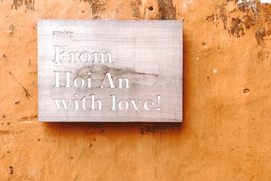 from hoi an with love