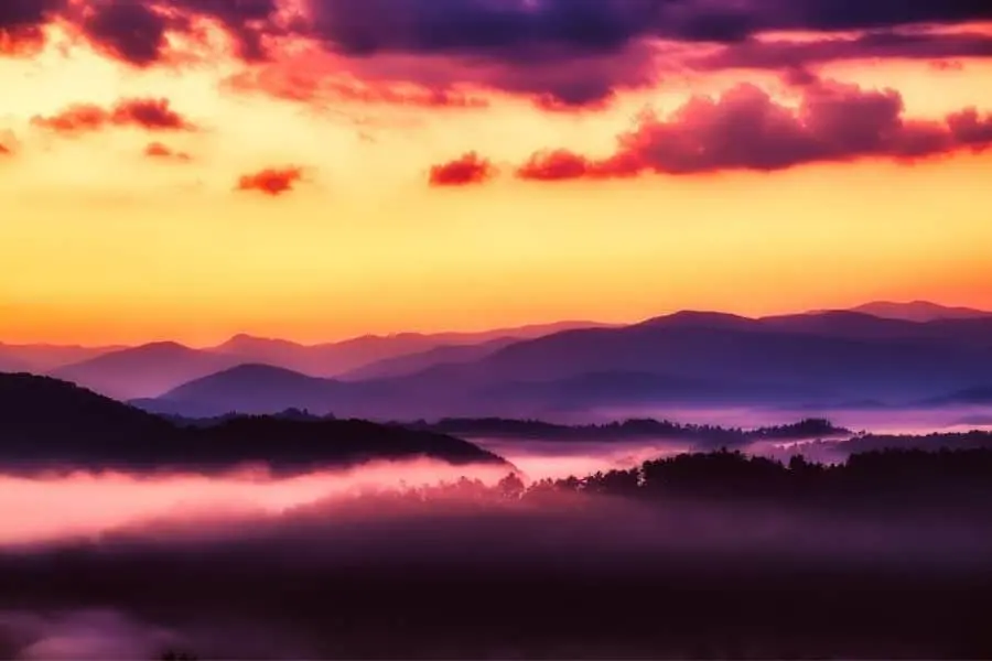 great smoky mountains national park east coast usa