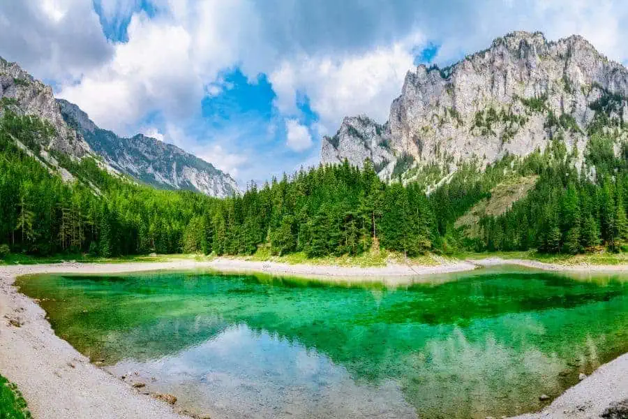 gruner see lakes austria places