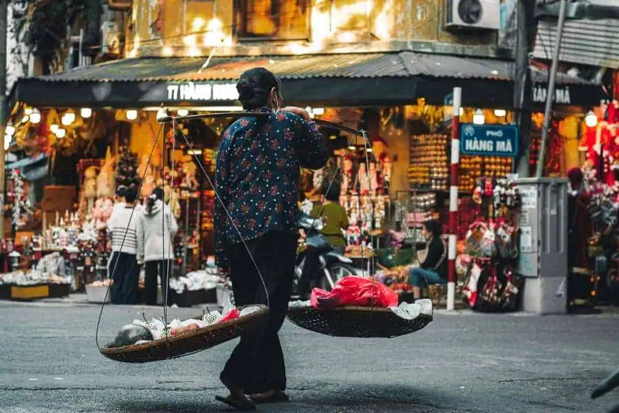 streets of hanoi vietnam