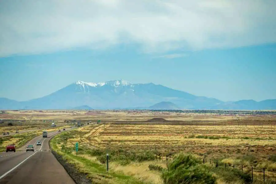 humphrey peak flagstaff drive sedona to grand canyon arizona