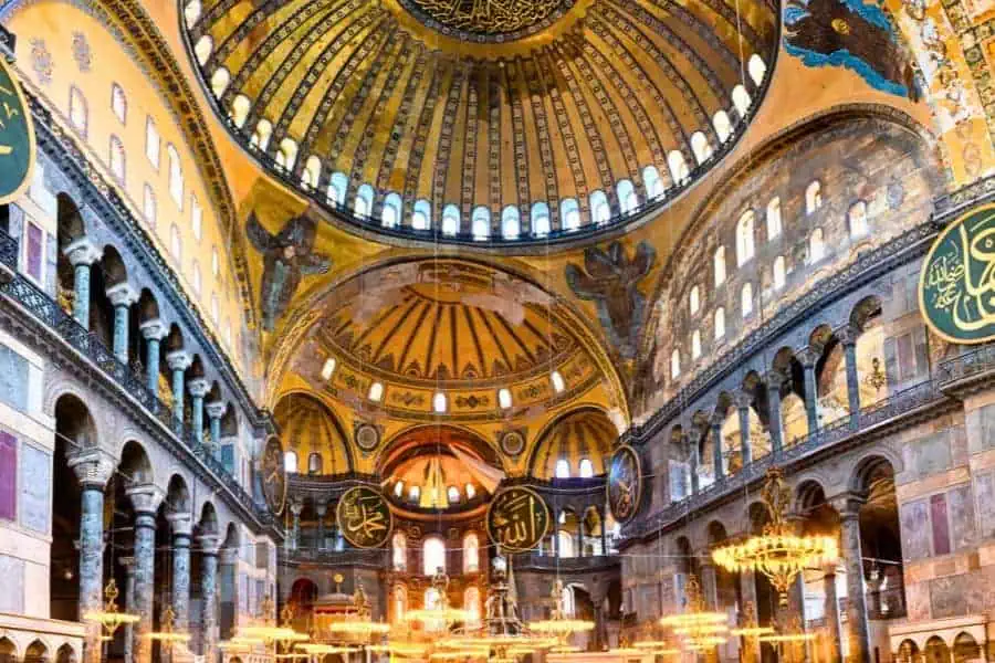 interiors ayasofya hagia sophia 