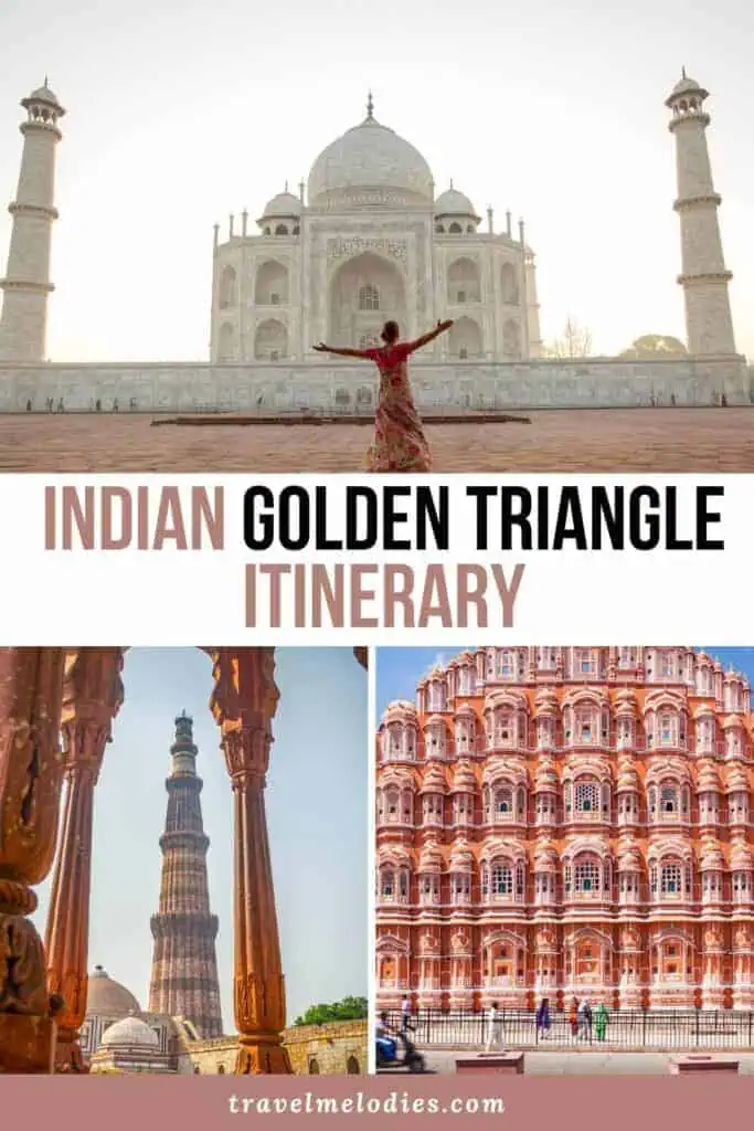 itinerary golden triangle india