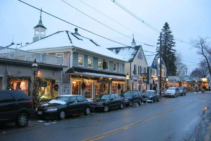 kennebunkport maine winter destinations usa christmas towns