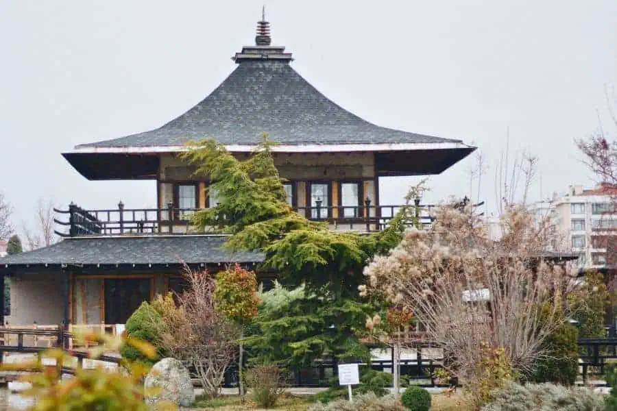 temple at kyoto japon parki japanese park konya turkey turkiye
