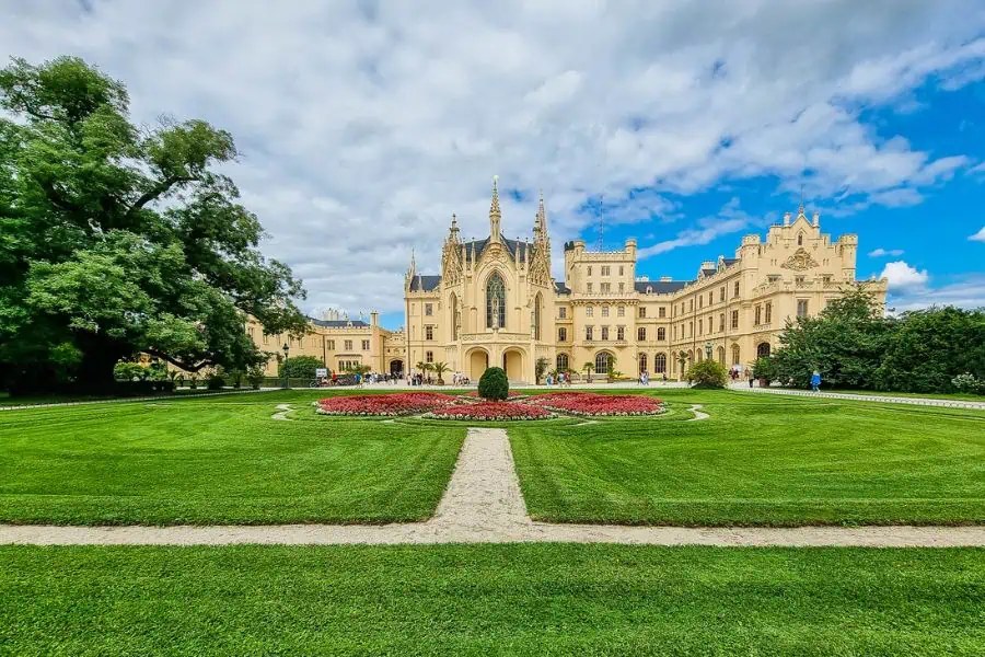 lednice castle south moravian czech republic
