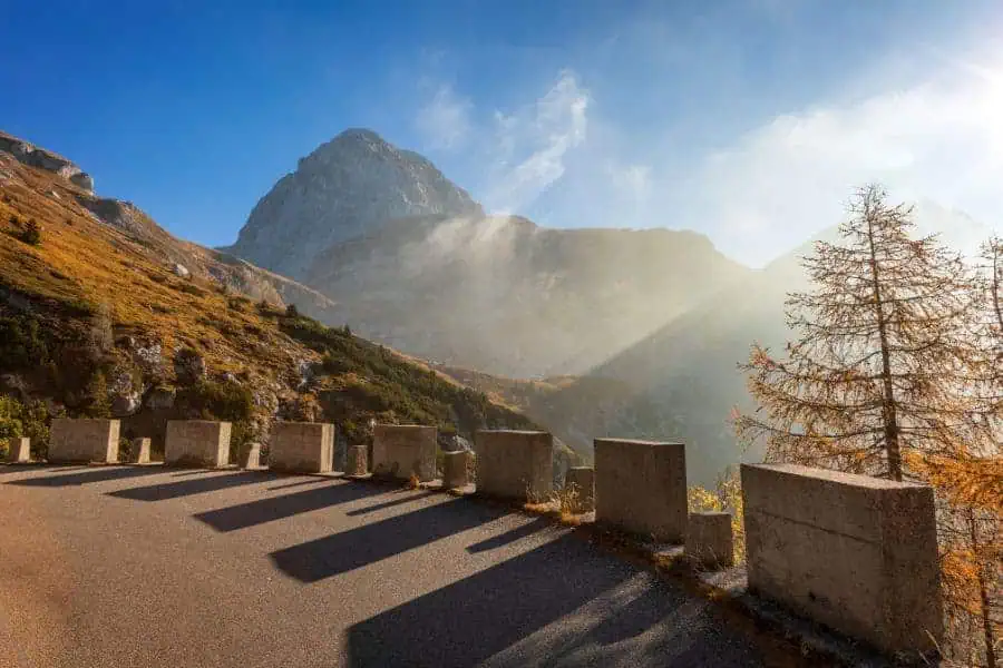 mangart saddle road slovenia