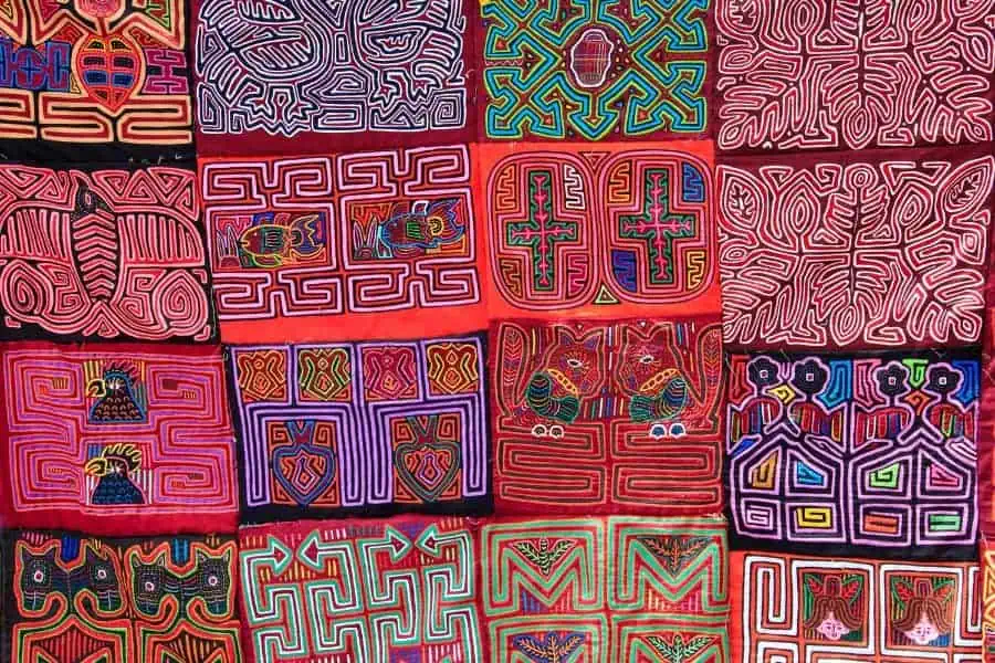 molas panama traditional art craft indigenous