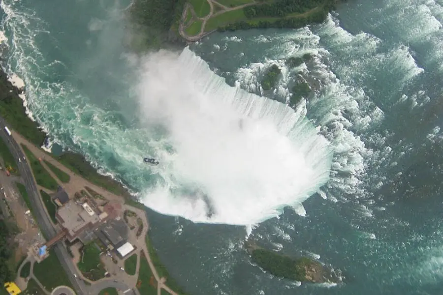 new york road trip niagara falls from helicopter best road trips in usa