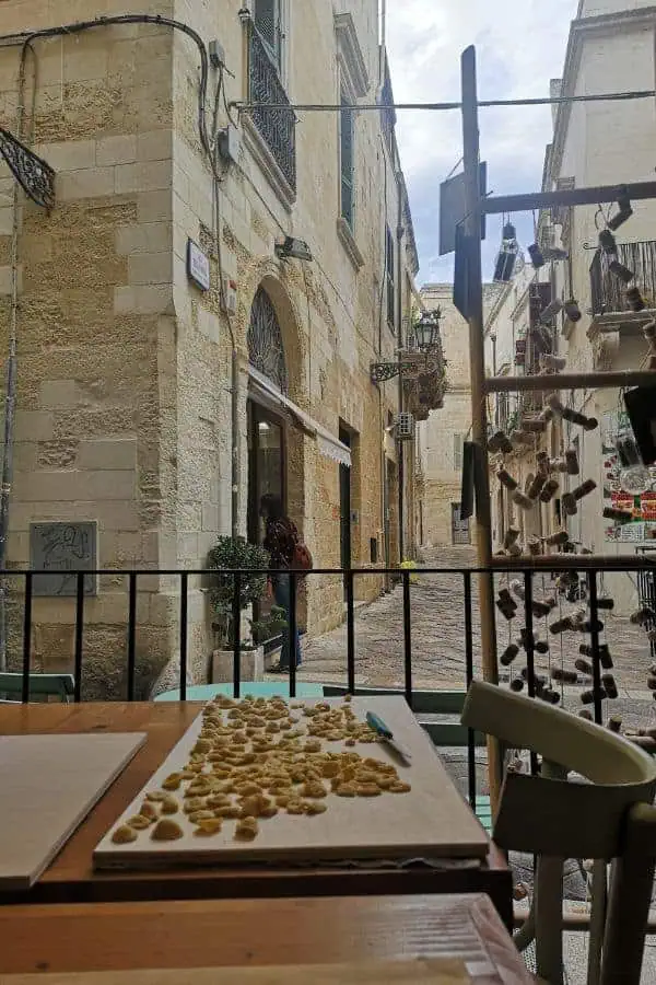 pasta making wine tasting la strada del vino wine bistrot lecce puglia italy