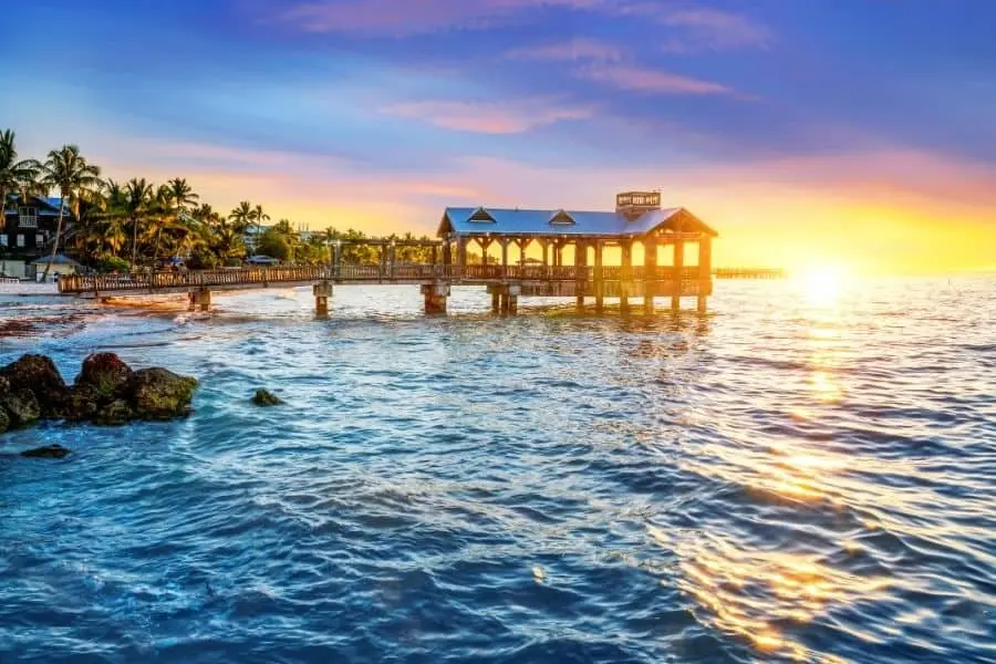 pier at key west beach
