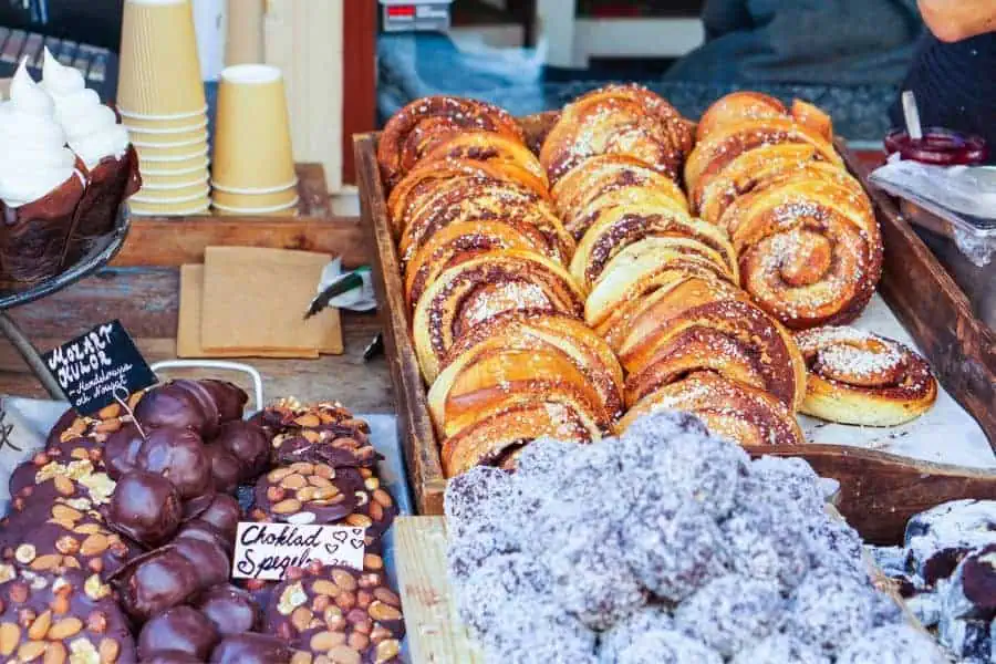 swedish fika chokladboll kanelbullar cinnamon buns coffee break