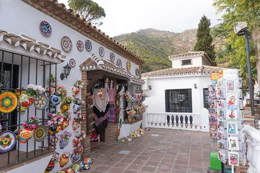 pottery shop mijas pueblo spain ceramics andalucia