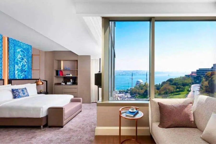 premium bosphorus view room ritz carlton istanbul