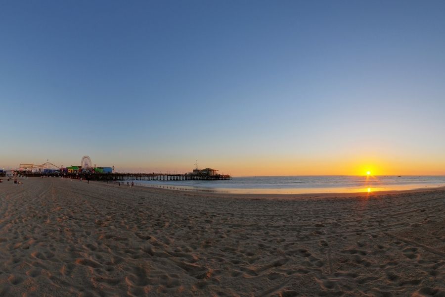 santa monica beach california